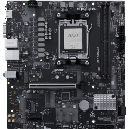 MSI PRO B840M-B motherboard AMD B840 Socket AM5 micro ATX