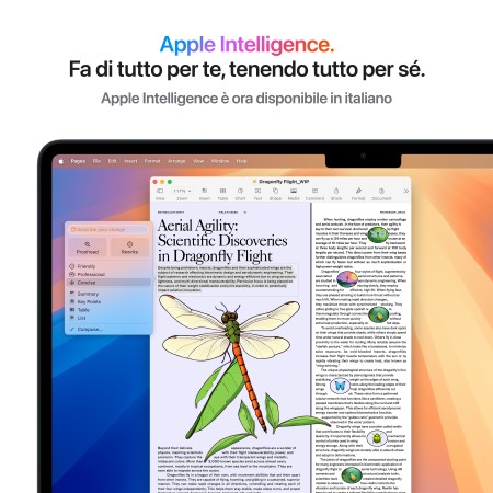 MacBook Air 13": Chip Apple M4 con CPU 10-core e GPU 10‑core, 24GB, 512GB SSD - Mezzanotte