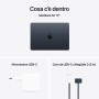 MacBook Air 13": Chip Apple M4 con CPU 10-core e GPU 10‑core, 24GB, 512GB SSD - Mezzanotte